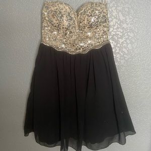 Strapless Mini Dress